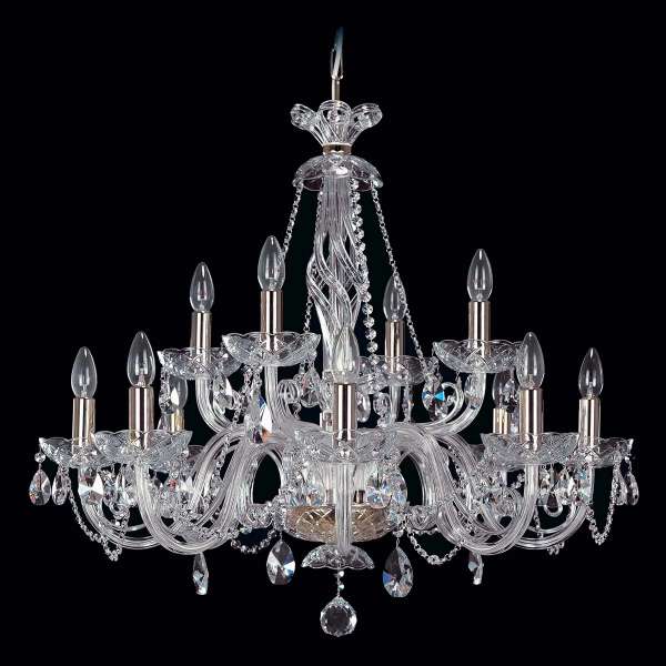 Kristall Kronleuchter 12-flammig, B:82cm x H:70cm VIRGINIA XII
