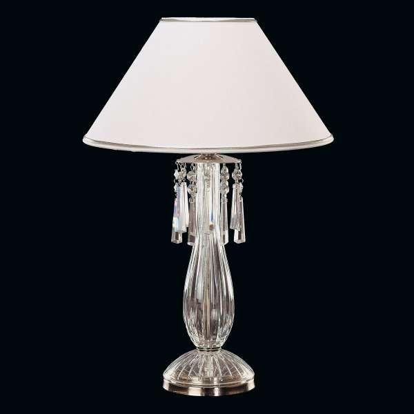 Kristall Tischleuchte 1-flammig, B:34cm x H:50cm GEMMA I