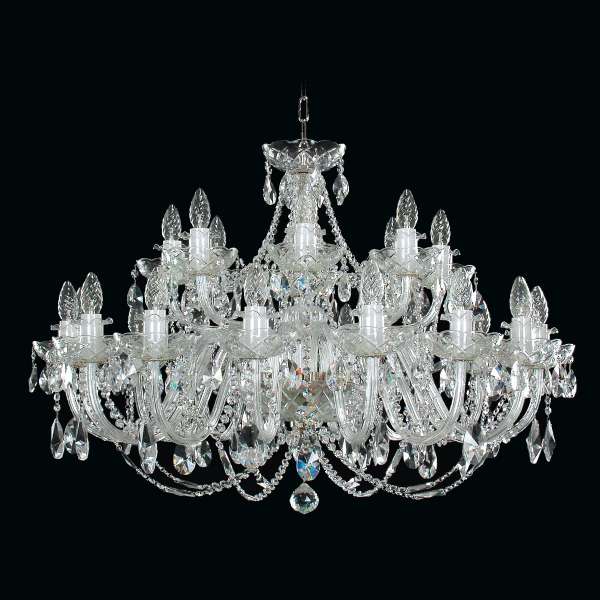 Kristall Kronleuchter 24-flammig, B:92cm x H:65cm ALEYA XXIV