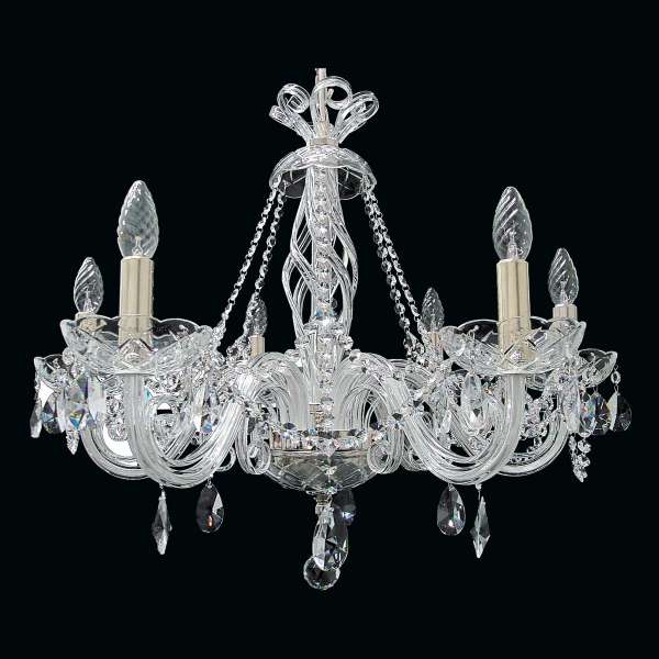 Kristall Kronleuchter 6-flammig, B:67cm x H:55cm VIRGINIA VI