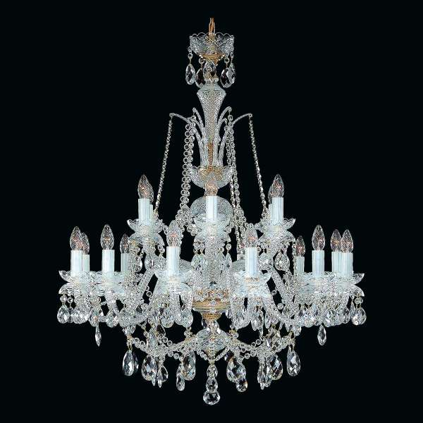 Kristall Kronleuchter 18-flammig, B:90cm x H:108cm ANJA XVIII