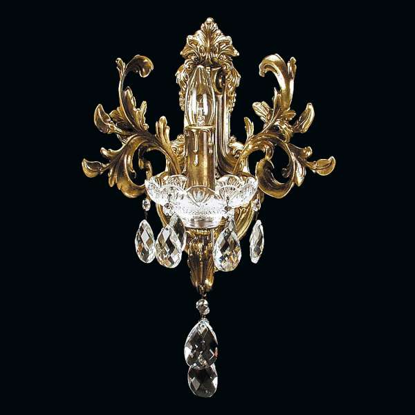 Kristall Wandleuchte 1-flammig, B:30cm x H:42cm BERNADETTE I