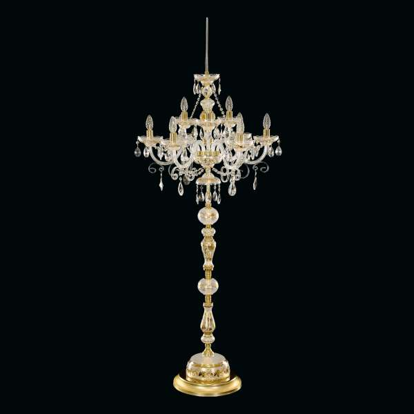 Kristall Stehleuchte 9-flammig, B:67cm x H:175cm LAVINA IX