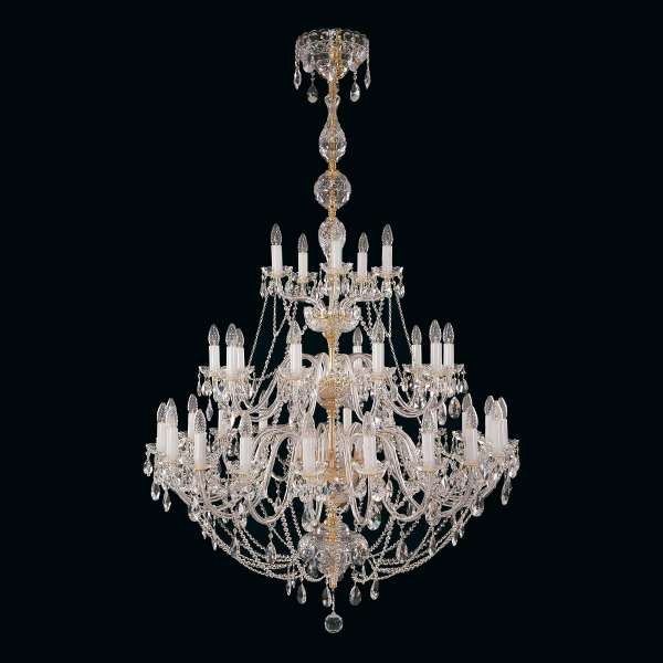 Kristall Kronleuchter 35-flammig, B:120cm x H:185cm JAMILA XXXV