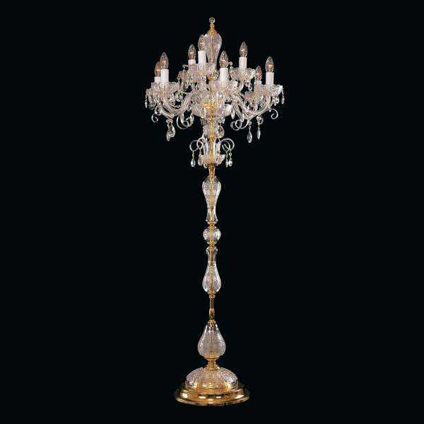 Kristall Stehleuchte 9-flammig, B:62cm x H:161cm DALINE IX