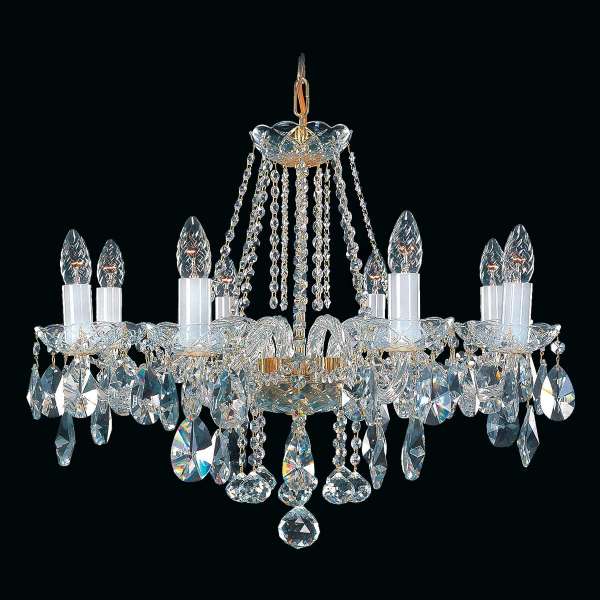 Kristall Kronleuchter 8-flammig, B:63cm x H:50cm ANGELINA VIII