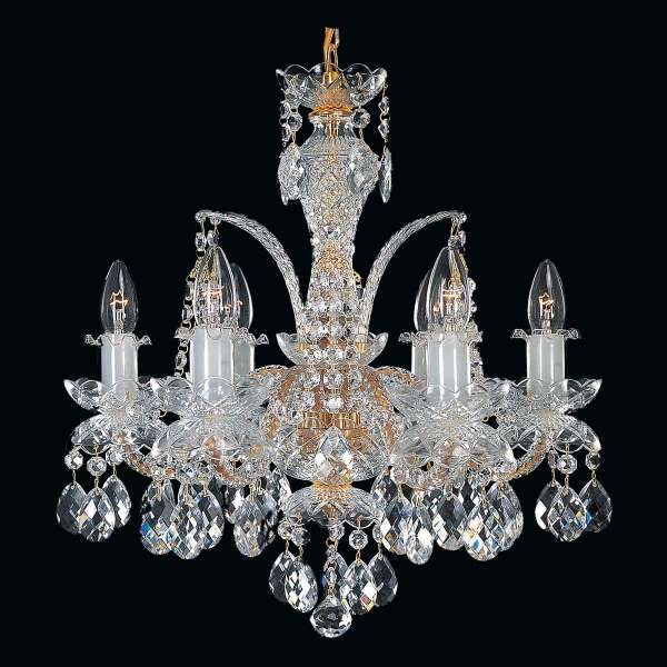 Kristall Kronleuchter 6-flammig, B:50cm x H:50cm AITANA VI