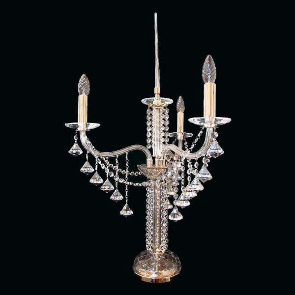 Kristall Tischleuchte 3-flammig, B:25cm x H:40cm BRITTA III