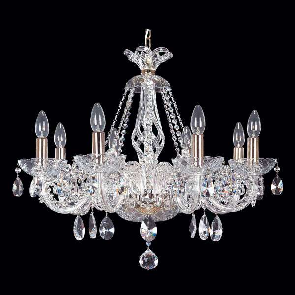 Kristall Kronleuchter 8-flammig, B:70cm x H:57cm VIRGINIA VIII