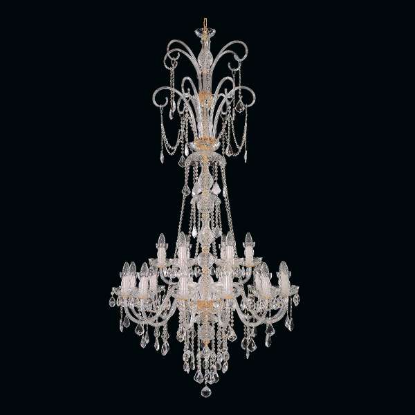 Kristall Kronleuchter 18-flammig, B:90cm x H:175cm ANNABELLA XVIII
