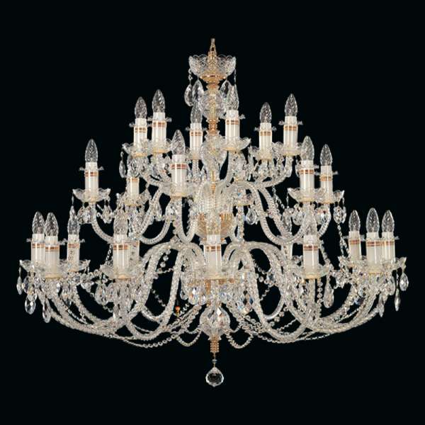 Kristall Kronleuchter 24-flammig, B:105cm x H:90cm ANNELINA XXIV