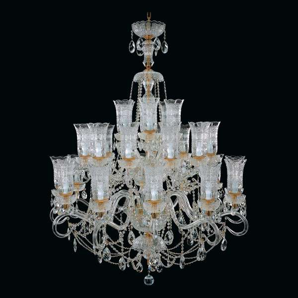 Kristall Kronleuchter 30-flammig, B:120cm x H:150cm KONSTANTINA XXX