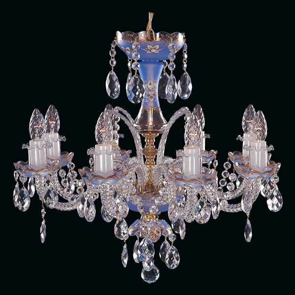 Kristall Kronleuchter 8-flammig, B:60cm x H:55cm JENNA VIII