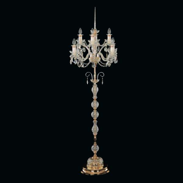 Kristall Stehleuchte 8-flammig, B:70 cm x H:182 cm GEORGINA VIII