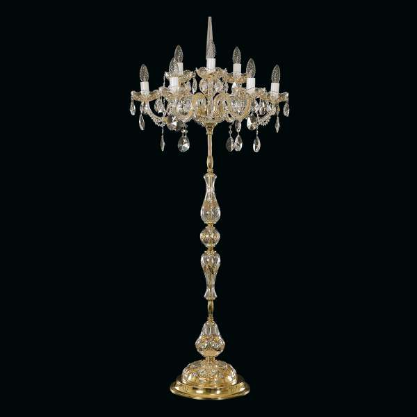 Kristall Stehleuchte 9-flammig, B:63cm x H:150cm EMILIA IX
