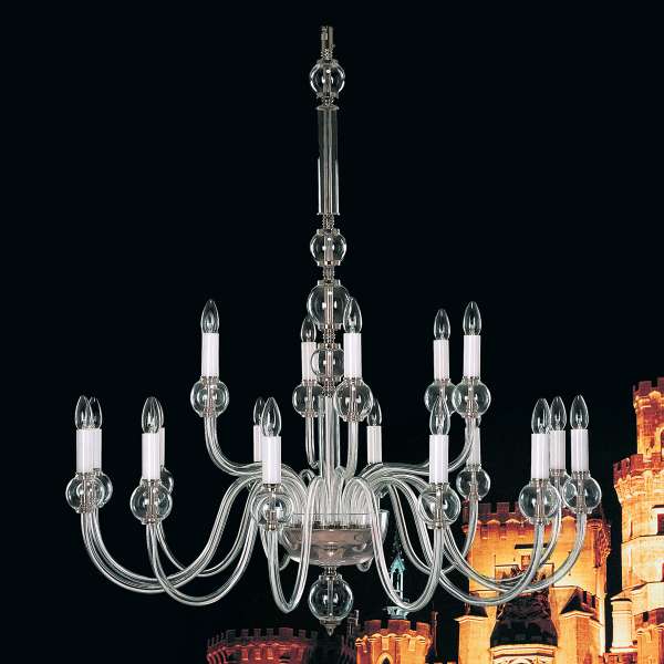 Moderner Kronleuchter 18-flammig, B:105cm x H:120cm TIZIANA XVIII