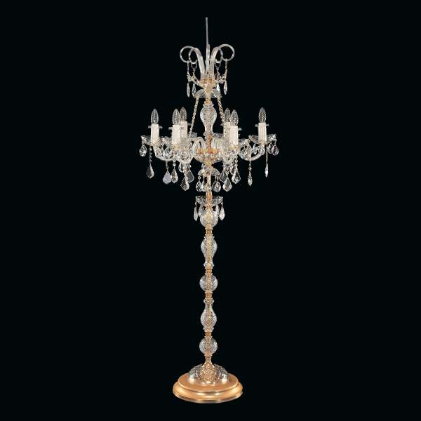 Kristall Stehleuchte 6-flammig, B:62cm x H:174cm ANNABELLA VI