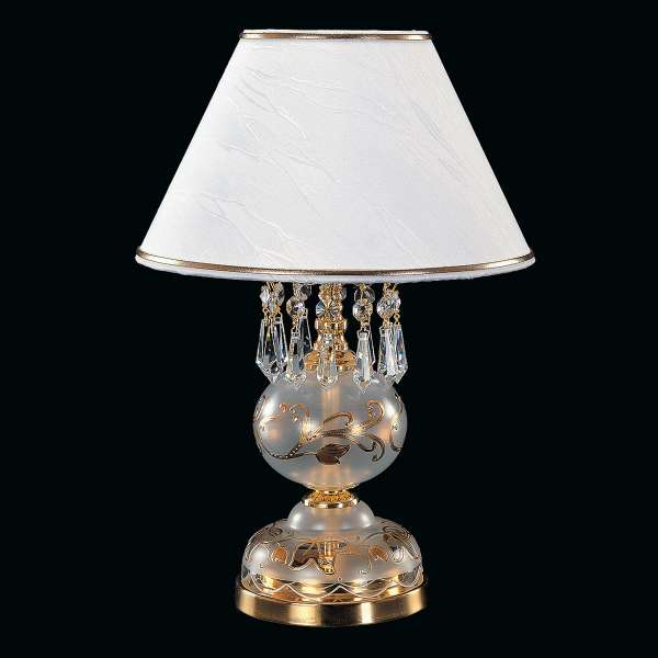 Kristall Tischleuchte 1-flammig, B:26cm x H:37cm LAVINA I