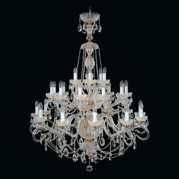 Kristall Kronleuchter 30-flammig, B:120cm x H:150cm EVELIN XXX