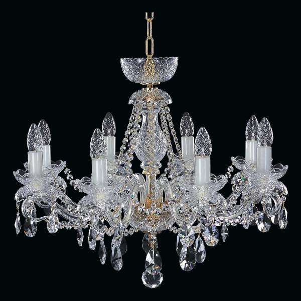 Kristall Kronleuchter 8-flammig, B:60 cm x H:55 cm GEORGINA VIII