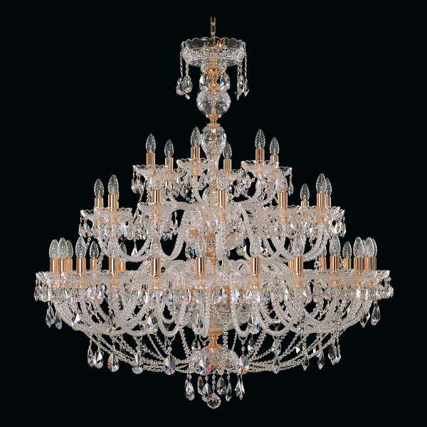 Kristall Kronleuchter 42-flammig, B:130cm x H:120cm HERMINE XLII