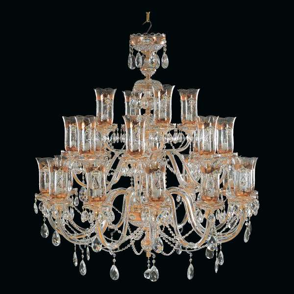 Kristall Kronleuchter 24-flammig, B:115cm x H:125cm BYONCE XXIV