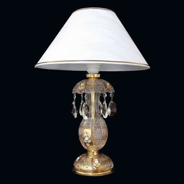 Kristall Tischleuchte 1-flammig, B:34cm x H:46cm GRACIE I