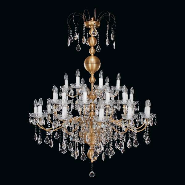 Kristall Kronleuchter 30-flammig, B:115cm x H:150cm MARGARITA XXX