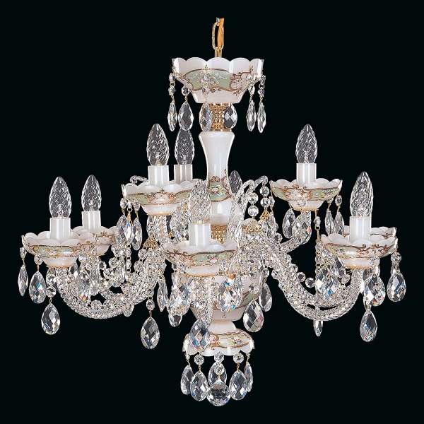 Kristall Kronleuchter 9-flammig, B:66cm x H:60cm ARLENE IX