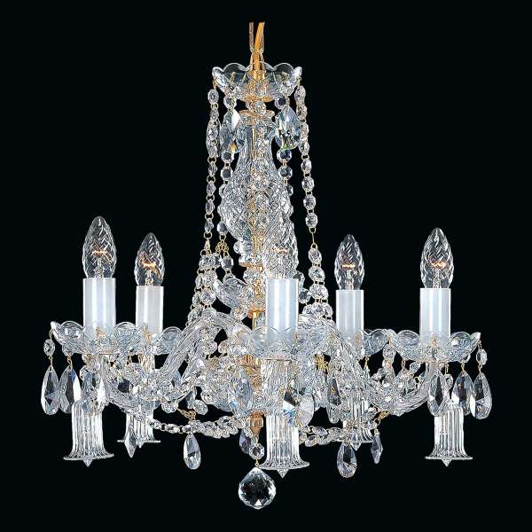 Kristall Kronleuchter 5-flammig, B:47cm x H:48cm AITANA V