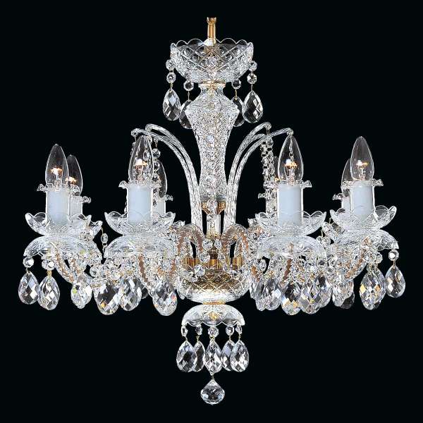 Kristall Kronleuchter 8-flammig, B:60cm x H:55cm AITANA VIII