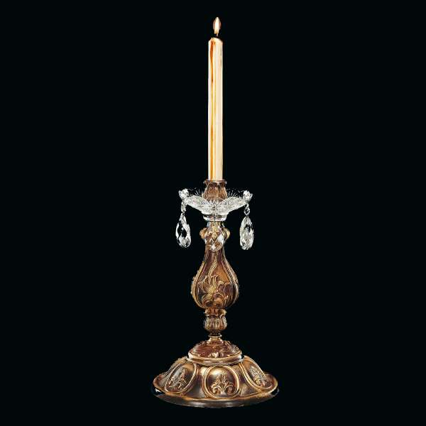 Kristall Tischleuchte 1-flammig, B:15cm x H:48cm BENITA I